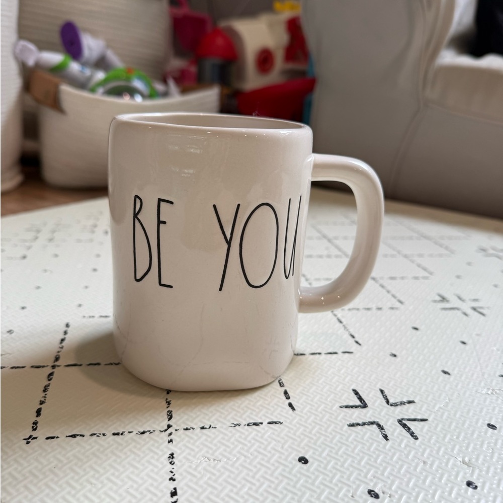 Rae Dunn Be You White Mug